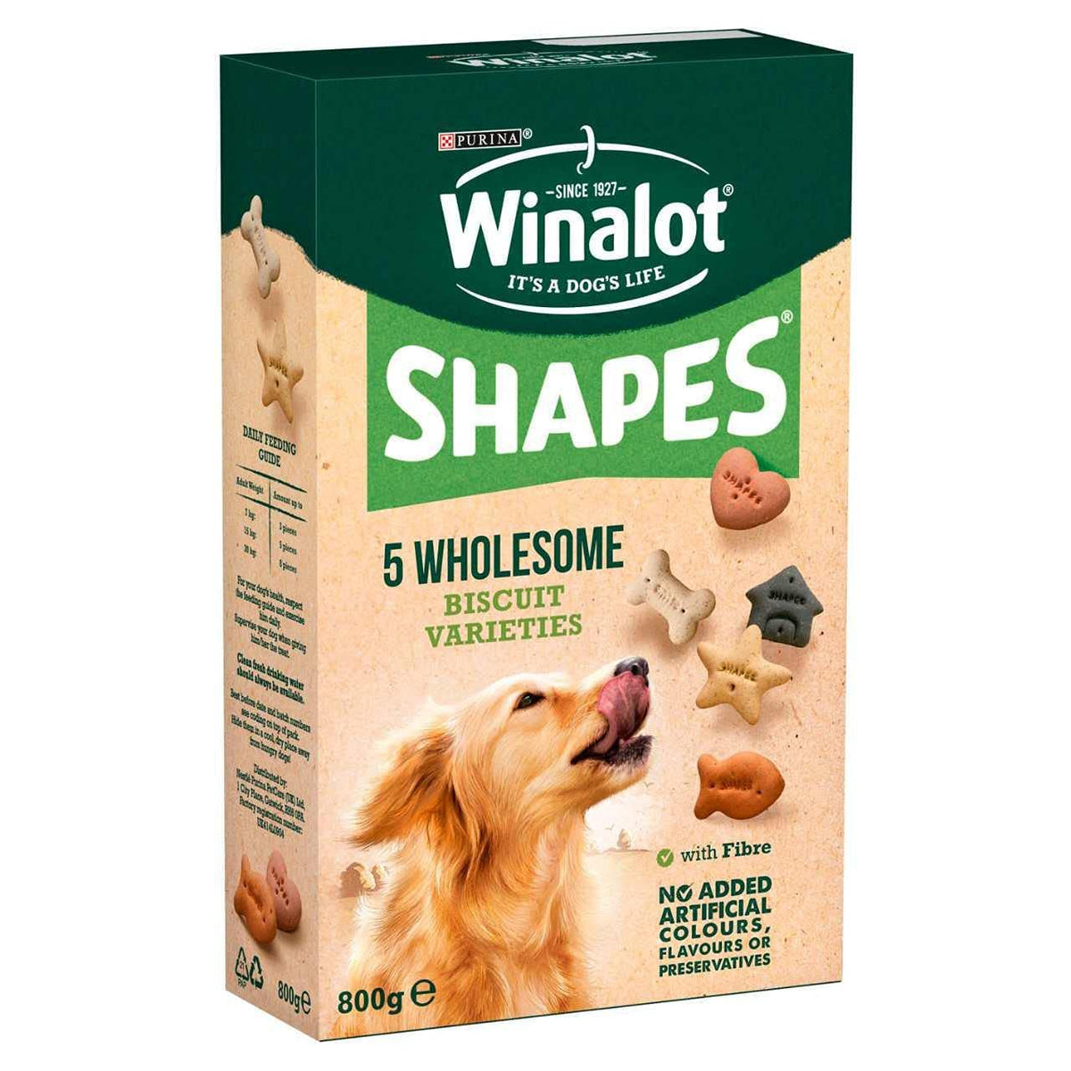 Winalot Shapes 800g (Pack of 5 x 800g)