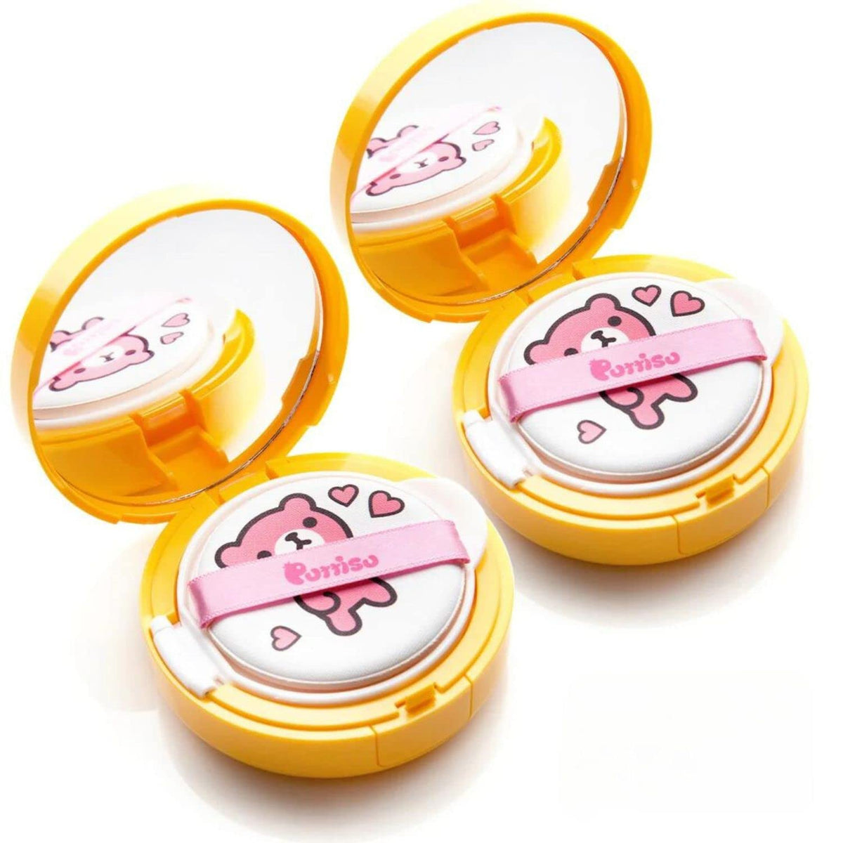 Puttisu Safe Baby Mild Sun Cushion SPF50 PA+++ UVB& UVA Protection Physical Sunscreen for Baby and Kids (0.53 0unce (Pack of 2)