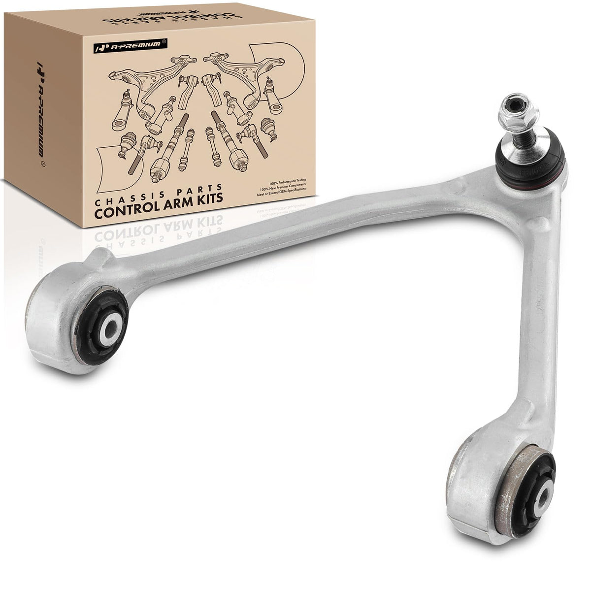 A-Premium Front Left Upper Control Arm, with Ball Joint & Bushing, Compatible with Jaguar XF 2009-2015, XFR 2010-2015, XFR-S 2013-2015, S-Type 2002-2008