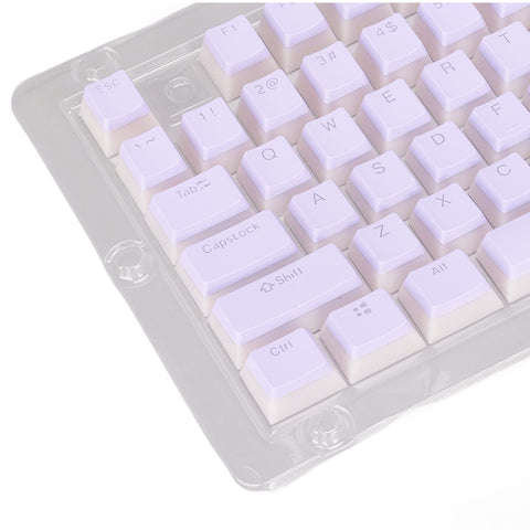 gernie Pbt Keycaps Double Keyboards Transparent Mechanical Two Color Keycap Double Layered Pudding Keycaps Lila Gaming Keyboards (#1), gernienb1d0m7f5w-11