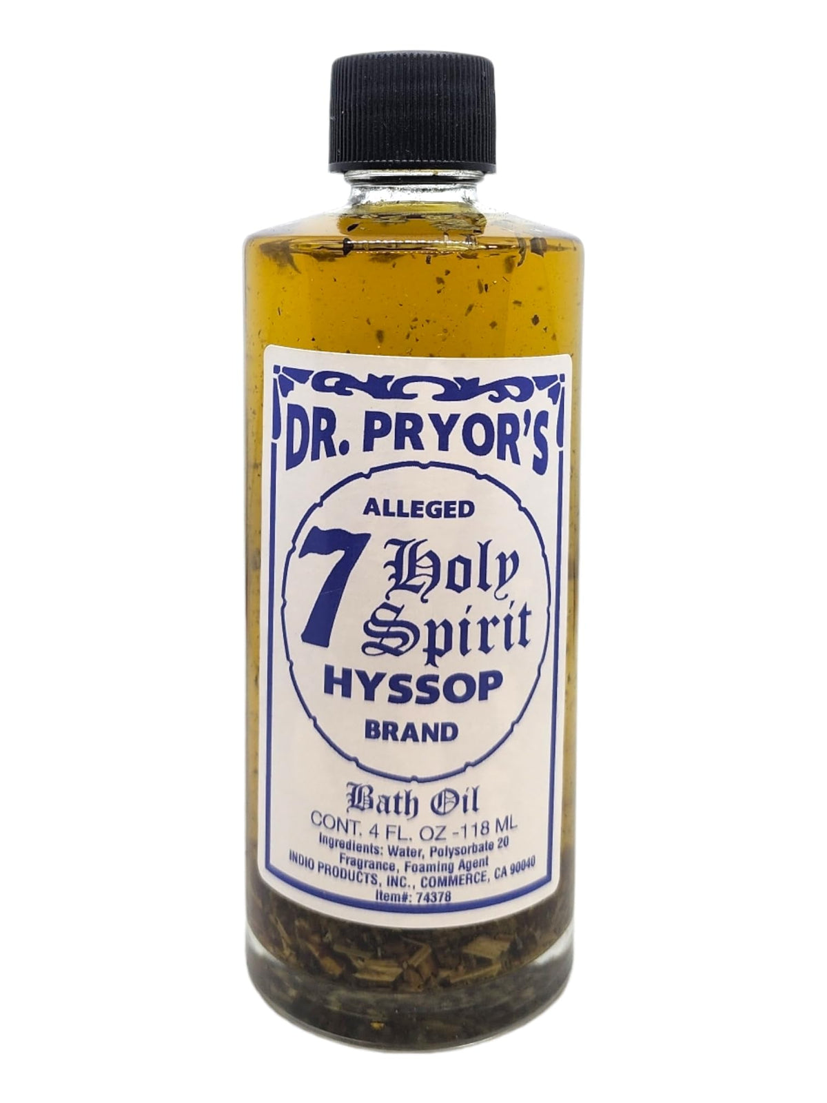 Dr. Pryors 7 Holy Spirit Bath Oil 4 FL OZ