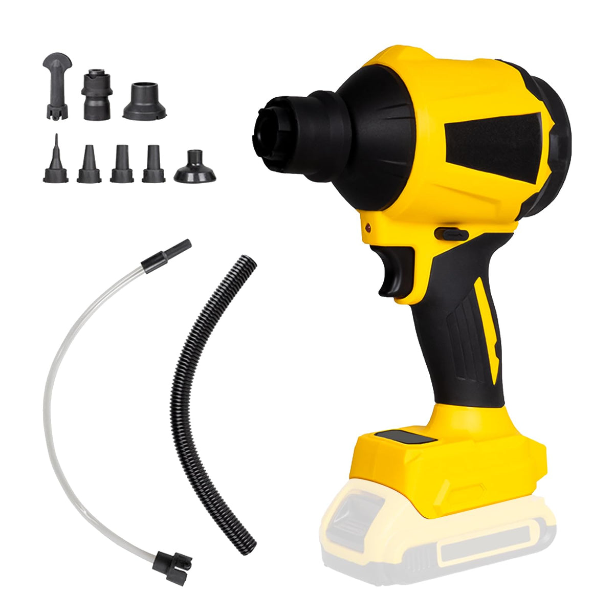 Cordless Dust Blower for Dewalt 18V / 20V Battery, Compressed Air Duster 1000w 0-40000RPM Handheld Blower Sawdust Blower Jet Dry Blower Air Blower for Car and Home(NO Battery)