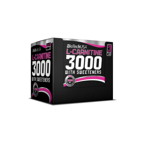 L-Carnitine ampoule 3000 lemon 20*25ml - Carnitine-Shots high dose - BiotechUSA