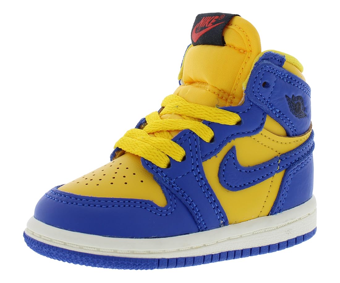 Jordan Toddler's 1 Retro High OG Black/Royal Blue-White (FD1413 042) - 5