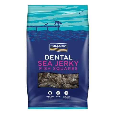 Fish4Dogs Sea Jerky Squares 100 g (Pack of 3)
