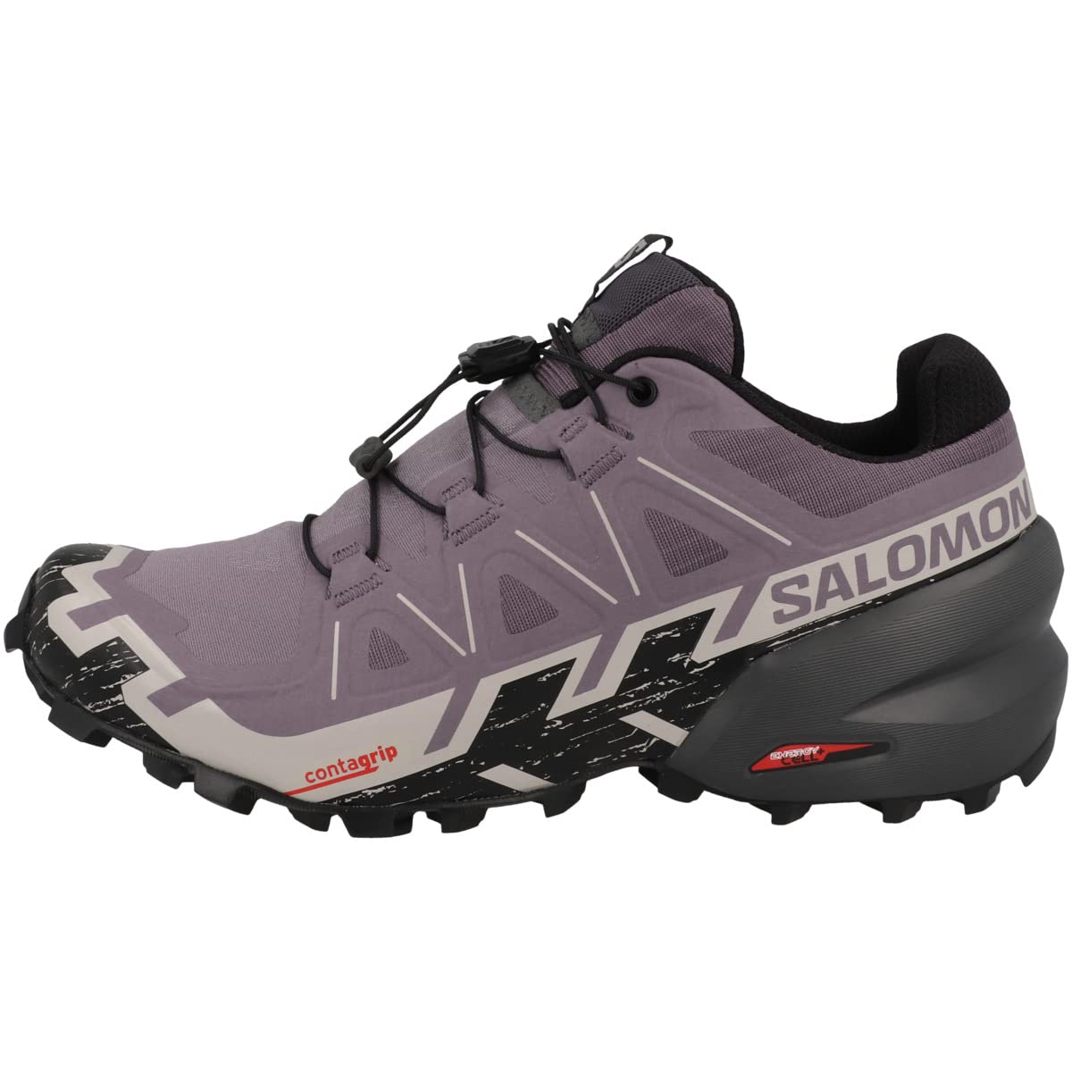 Salomon Speedcross 6 Moonscape/Black/Ashes of Roses 6.5 B (M)