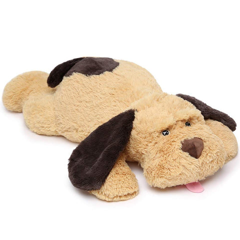 MaoGoLan Giant Dog Plush, Life Size 31" Large Stuffed Animal Dog, Fluffy and Cuddly Stuffed Puppy Stuffed Animal Throw Pillow Toy Birthday for Girls Kids