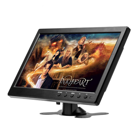 podofo 10.1 Inch Mini Monitor Display Screen, HD TFT PC Screen Mini TV, with VGA/AVI/HDMI/BNC/USB Ports, PAL/NTSC Format, Gaming Screen, Backup Camera Display Screen
