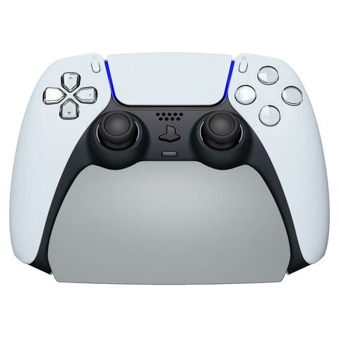 playvital Gray Controller Display Stand for ps5, Gamepad Accessories Desk Holder for ps5 Controller with Rubber Pads