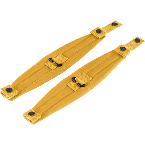 FjÃ¤llrÃ¤ven Kanken Shoulder Pads for Backpacks - Polyester Construction, Hook-Loop Closures, Foam Padding, and Wide Shoulder Straps Ochre One Size One Size