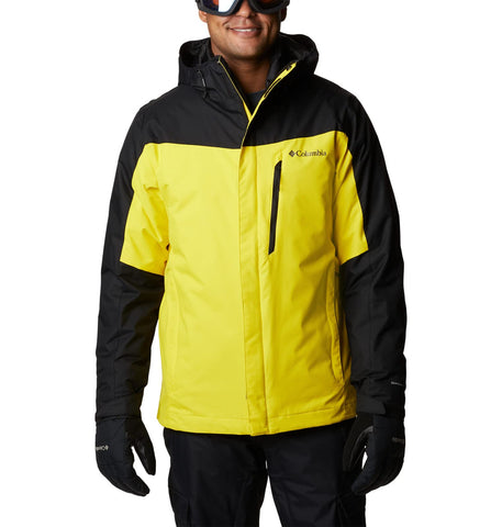 Columbia Men's Whirlibird IV Interchange Jacket, Laser Lemon/Black, 1X
