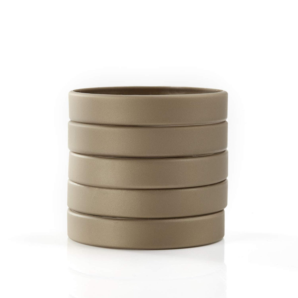 BRANDWINLITE Wholesale 6pcs/pack Single Colors Blank Silicone Wristbands Rubber Bracelets