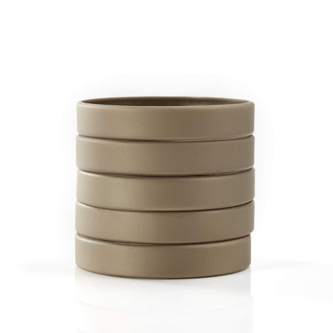 BRANDWINLITE Wholesale 6pcs/pack Single Colors Blank Silicone Wristbands Rubber Bracelets