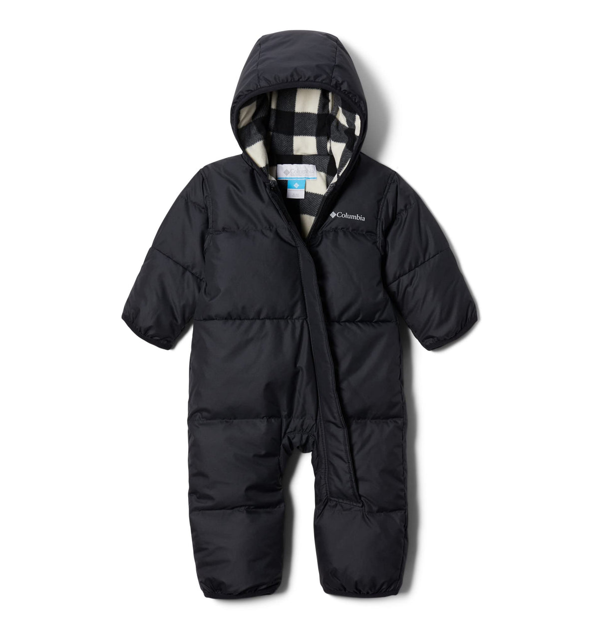 Columbia Unisex Kids Snuggly Bunny Bunting, Snowsuit Romper, Black, Size 3/6