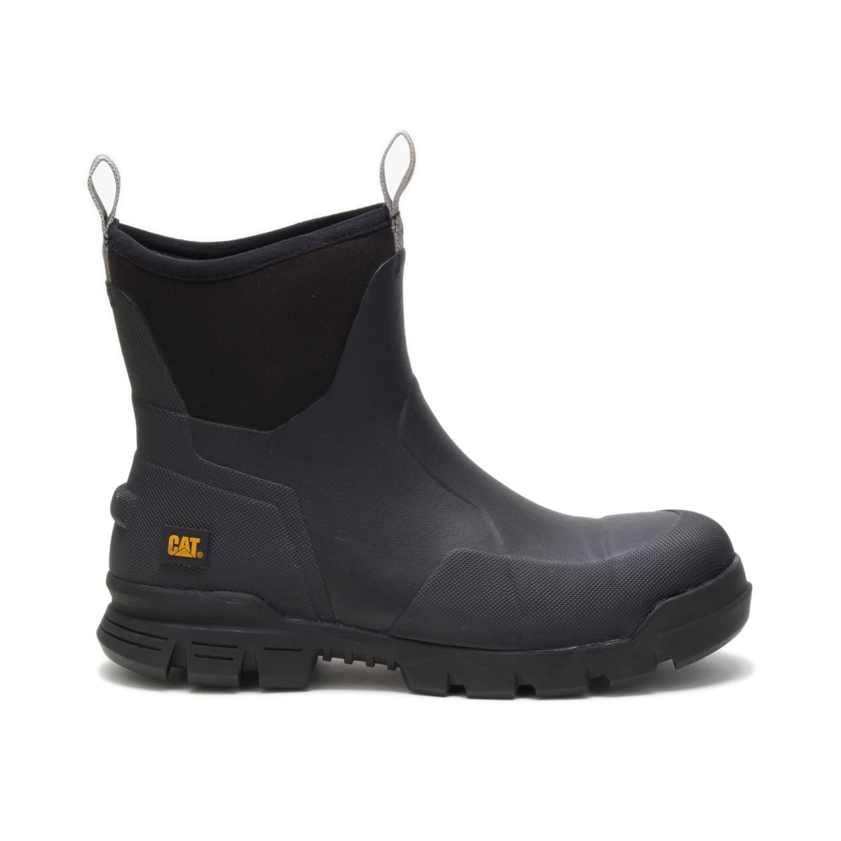 Cat Footwear Unisex's Stormers 6" Soft Toe Construction Boot, Unisex Black, 12 M US