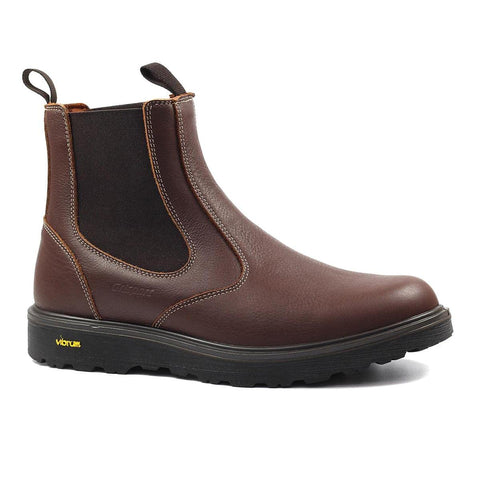 Grisport Crieff Mens Brown Leather Chelsea Boot - Size 8 UK - Brown