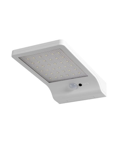 Battery powered luminaire LED: for wall, DoorLED Solar / 3 W, beam angle: 100°, Cool White, 4000 K, body material: acrylonitrile butadiene styrene (abs), IP44, 1-pack