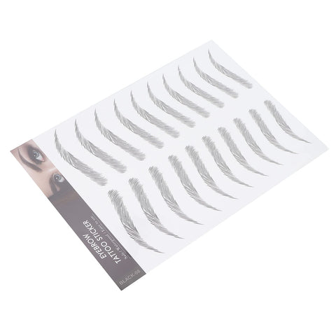Eye Brow Tattoo Stickers for African Americans Eyebrow Sticker, Long Lasting Eyebrow Transfers Sticker Household Portable Women Eyebrow Tattoo Sticker Temporary Brow Tattoo Peel Off Grooming