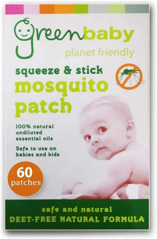 VIE Greenbaby, Squeeze & Stick Mosquito Patches (60 Patches)
