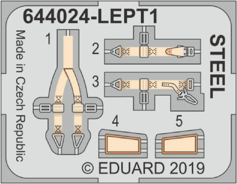Eduard EDB644024 Brassin 1:48-Bf 109E Look Model Kit, Various