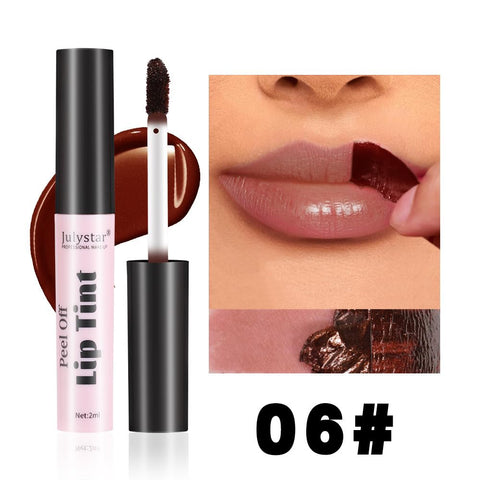 3Pcs/Set Peel Off Lip Stain - Kiss-Proof, Hydrating, and Stunningly Vibrant, Long Lasting, Waterproof and Transfer Proof Matte Finish Lip Tint Peel Off Lip Stain (Set B)