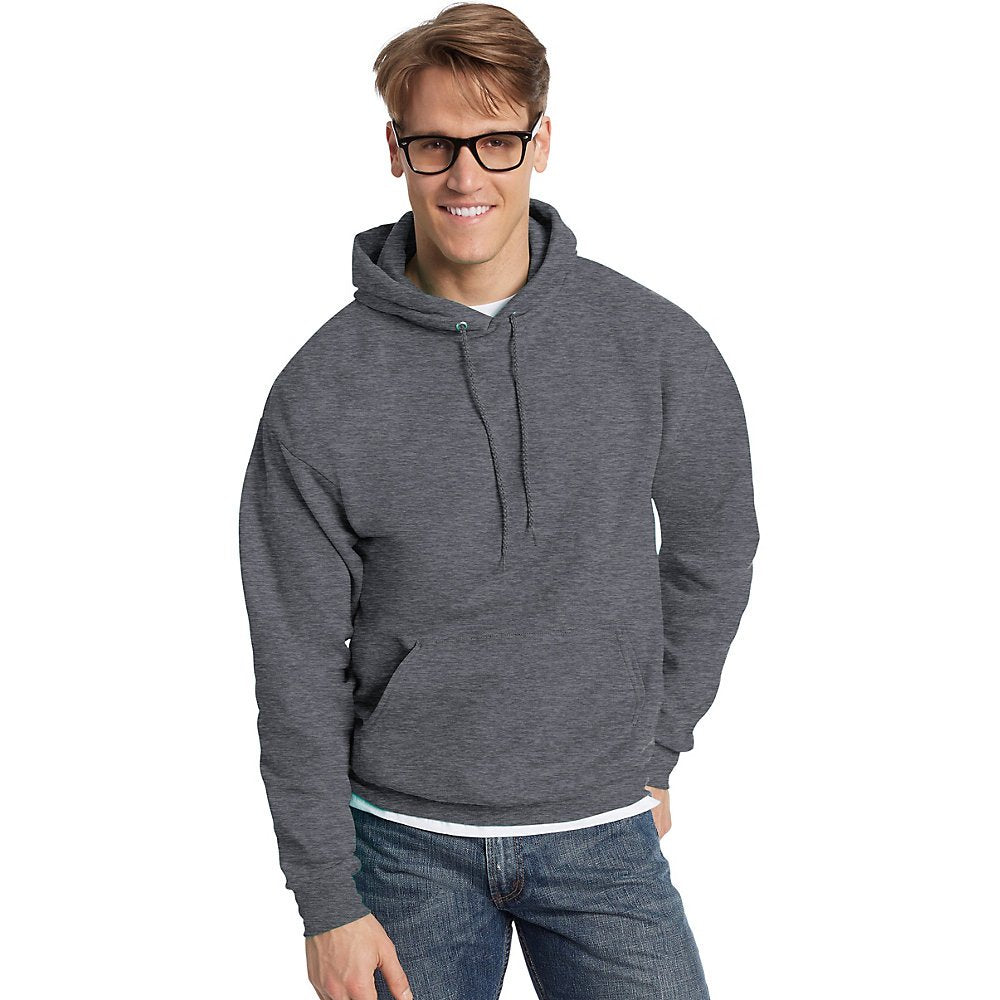 7.8 oz. 50/50 Pullover Hood (P170) Charcoal Heather, XL