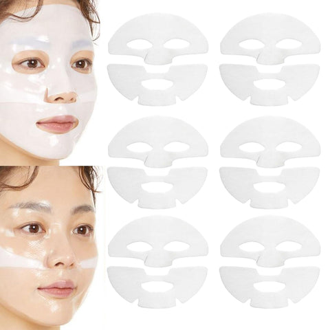 Generic 6PCS Bio Collagen Face Mask, Bio-Collagen Deep Mask, Pure Collagen Films Korean Deep Hydrating Firming Overnight Hydrogel Mask, Improve Moistur, Elasticity and Wrinkle
