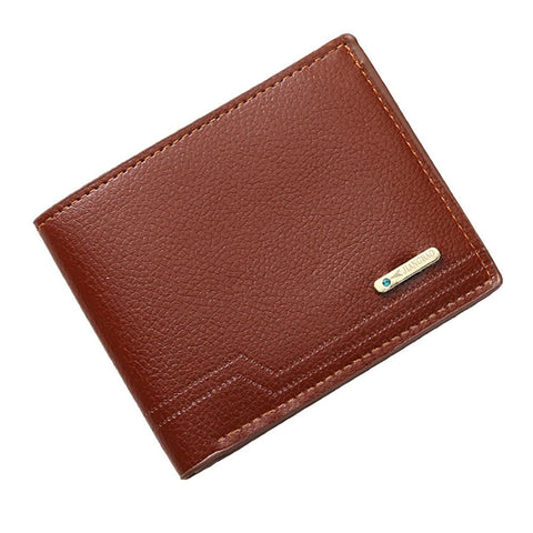 MUFANDUO Slim Wallet for Men with Coin Purse, Minimalist Wallet with Zipper, Bifold Mens Wallets with Credit Card Holder, PU Leather Men's Wallet with Money Clip, Carteras Para Hombres (Brown L)