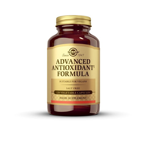 Solgar Advanced Antioxidant Formula, 120 Vegetable Caps - Full Spectrum Antioxidant Support - Contains Zinc, Vitamin C, E & A - Immune System Support - Vegan, Gluten Free, Dairy Free - 60 Servings