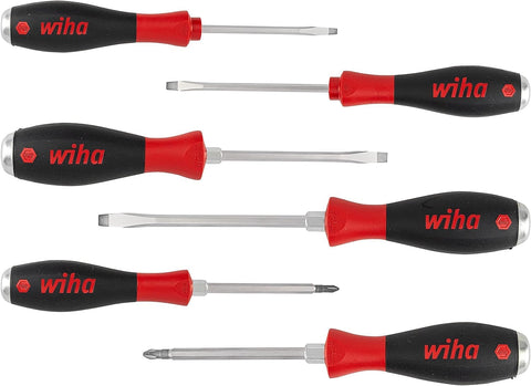 Wiha 530HK6 SoftFinish Flathead/ Phillips/ Screwdriver Set 6 Piece by Wiha