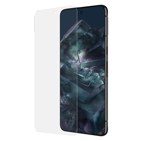 Case-Mate Google Pixel 8 Pro Ultra Screen Protector - 6.7 Inch - Anti-Scratch Tempered Glass w/ 5x Shatter Protection - Durable 9H Glass w/Installation Frame, High Clarity, Case Friendly, Easy Apply