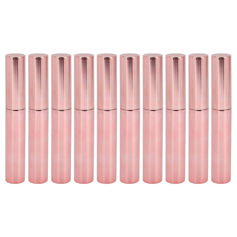 Empty Mascara Tubes, 10Pcs 10ml Eyelash Glue Tubes Empty Empty Plastic Vials Bottle Container Refillable Eyelashes Tube Mascara Container Bottle with Rubber Insert for Stick False