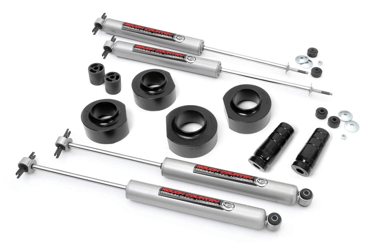 1.5" Lift Kit with N3 Shocks for 97-06 Jeep Wrangler TJ