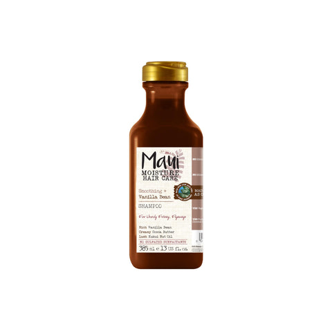 Maui Moisture Anti-Frizz Vegan Smoothing + Vanilla bean Aloe Vera Shampoo for Frizzy Hair 385 ml