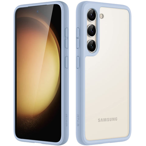 JETech Matte Case for Samsung Galaxy S23+ / S23 Plus 5G 6.6-Inch, Frosted Translucent Back Protective Slim Phone Cover, Anti-Fingerprints (Sky Blue)