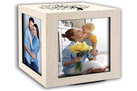 Zep GLG15 Cube Picture Frame Norman Big, Rotating Wood