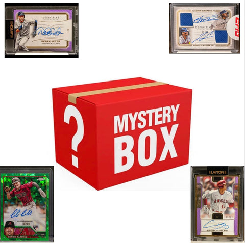 Baseball Sports Card Mystery Pack | Contains 25 Cards | 1x Autograph or Relic Cards Guaranteed | 4X Rookie Cards Guaranteed
