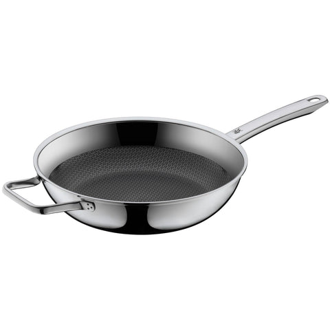 WMF Professional Resist Casserole/Frying Pan - 28 cm Diameter - Coated with a Multi-Layer Material - High Edge - Honeycomb Structure - Suitable for Induction Cookers & Ovens