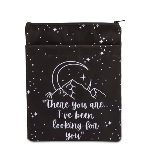ACOTAR Merch ACOTAR Inspired Rhysand Quote Book Sleeve SJM Book Lover Gift (Looking for Black BS)