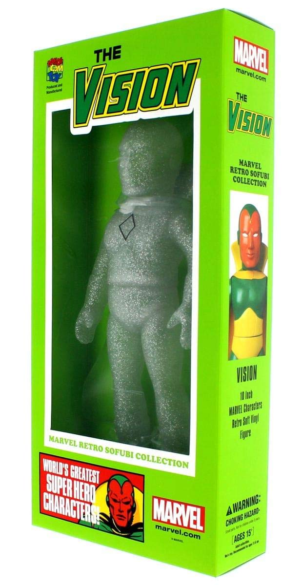 Marvel Hero 10" Sofubi Vinyl Figure Clear Vision SDCC 2015 Exclusive