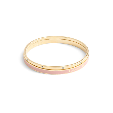 COACH Signature Bangle Bracelet Set