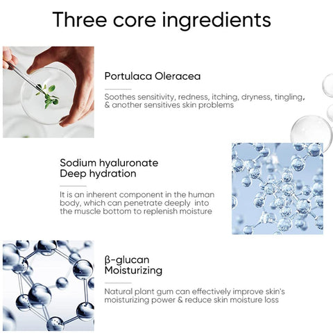 WINONA Natural Skin Care Sets with Face Cleanser,Face Toner,Moisturizer Face Cream,Hydrating Soothing Moisturizing for Sensitive Dry Skin