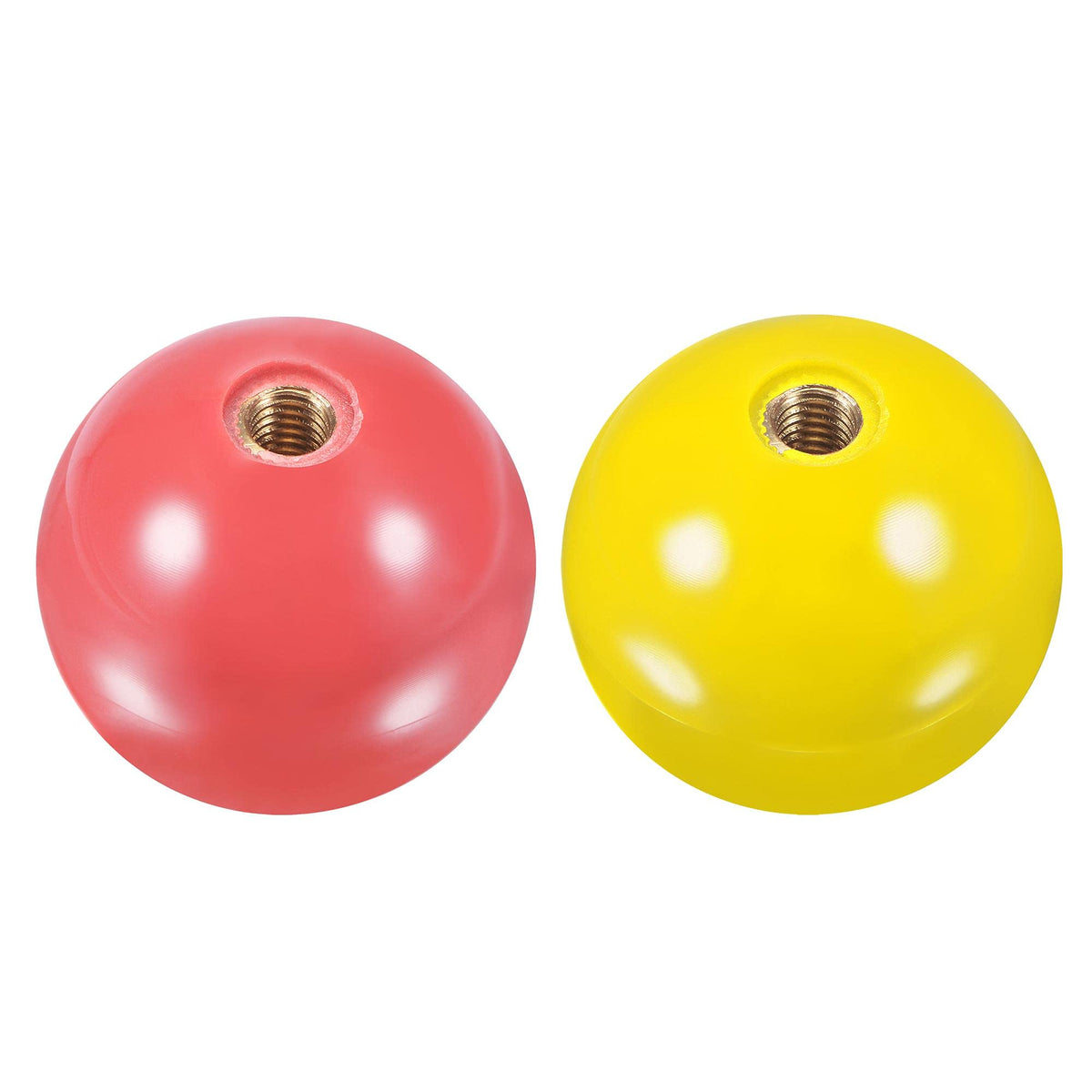 uxcell Joystick Head Rocker Ball Top Handle Arcade Game Replacement Pink/Yellow