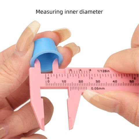 Eyebrow Measuring Ruler, 10pcs 80mm Eyebrow Measuring Ruler Eyebrow Double Scale Vernier Caliper Sliding Gauge Ruler Eyebrow Mapping Brow Measuring Tool for Brow Artists Makeup