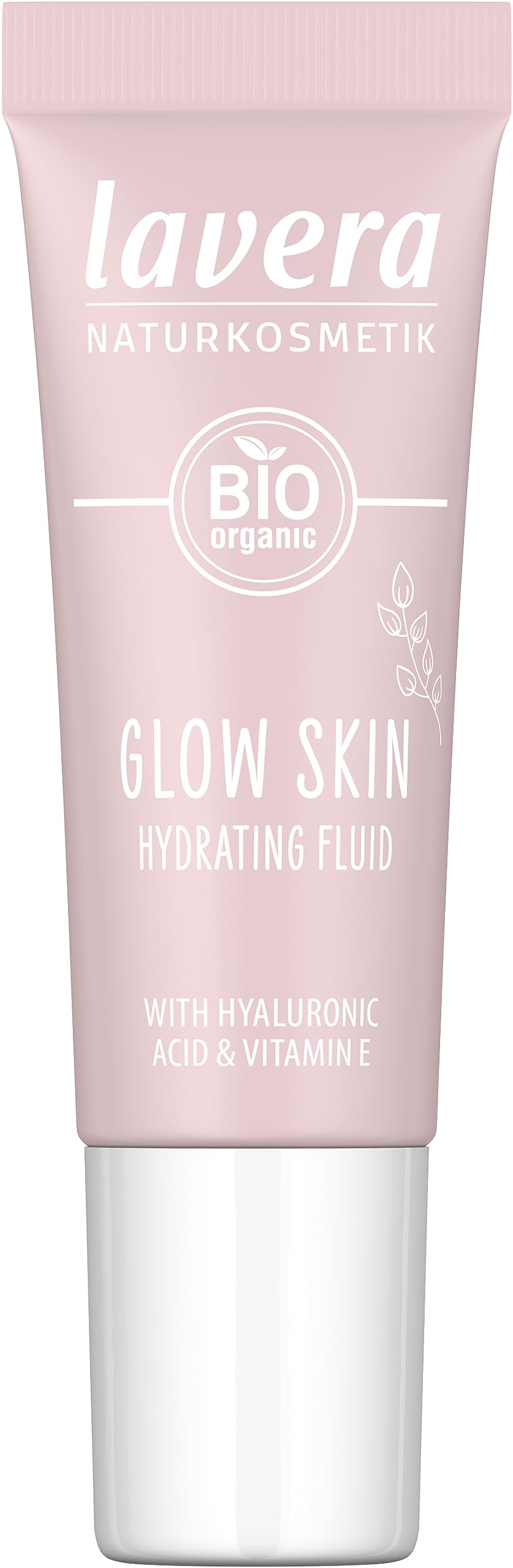 lavera Glow Skin Hydrating Fluid - moisturising - shimmering glow - Natural hyaluronic acid & Vitamin E - VEGAN - 9 ml