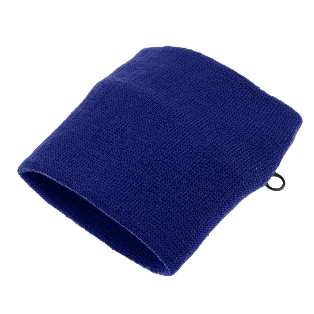 Fenteer Zipper Sweatband, Wrist/Arm/Ankle Band Wallet for Adult - Comfortable & Functional, Royal Blue