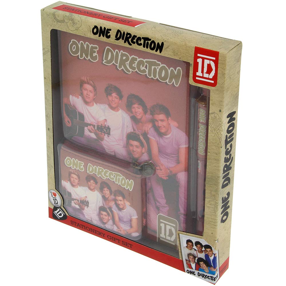 One Direction A5 Notebook, Coin Purse and Pen Set with Gift Pack