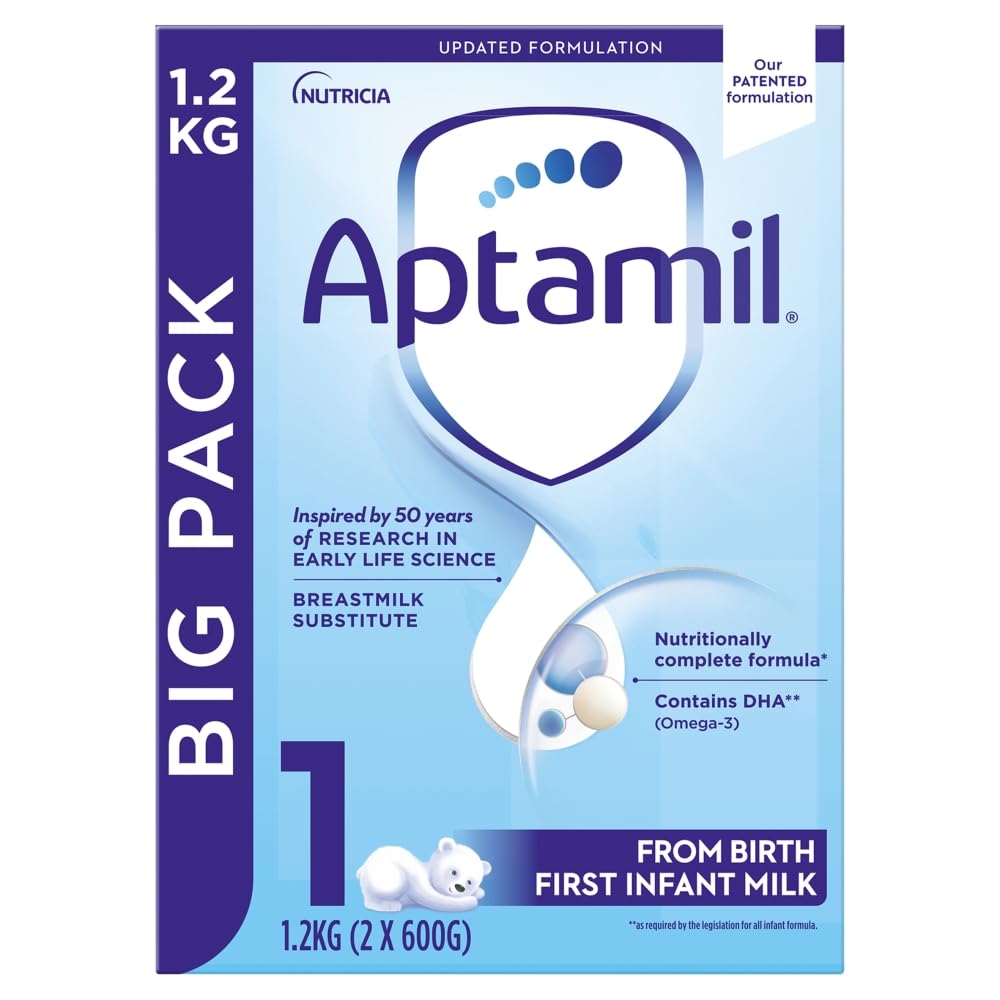 Aptamil First Infant Milk from Birth, 2 x 600g