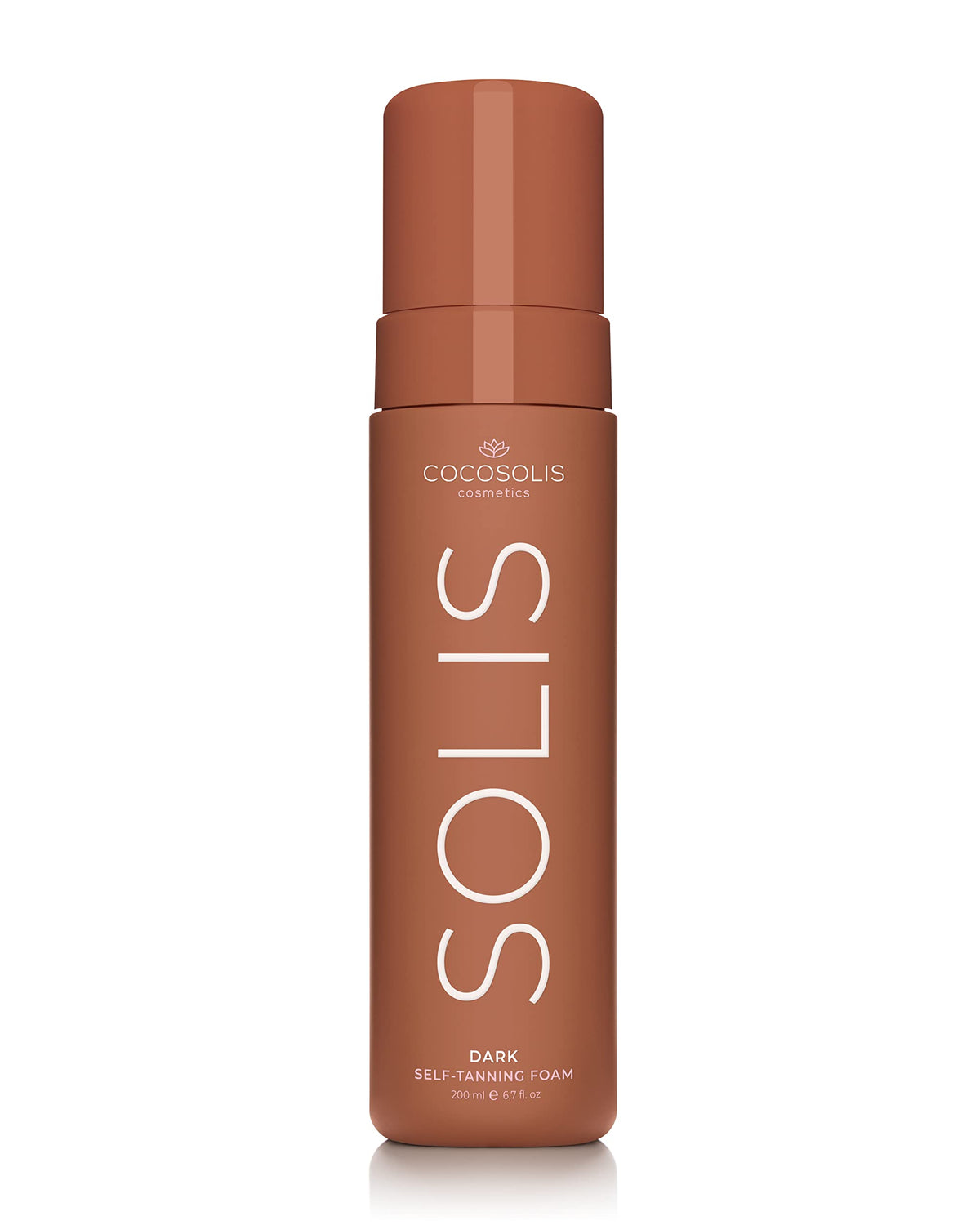 COCOSOLIS SOLIS Dark self-tanning lotion for face and body, mousse for a rich, natural and long-lasting tan, with plant-based DHA (200 ml)