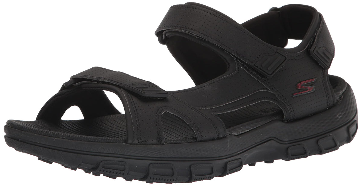 Skechers Men's Go Golf 600 Sandal Shoe, Black, 8